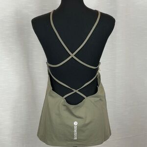 WIT Fitness - Sigmundsdottir Lace Back Tank Slate